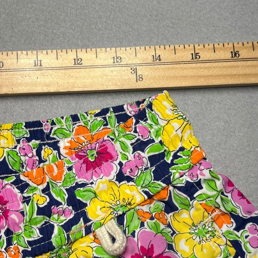 New Polo Ralph Lauren Mens‎ Floral Swim Trunks Navy Blue Pink Yellow Pony Medium